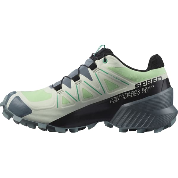 Chaussure trail SALOMON SPEEDCROSS 5 GORE-TEX W PGREEN/STORMY WEATHER/PEACOCK GREEN