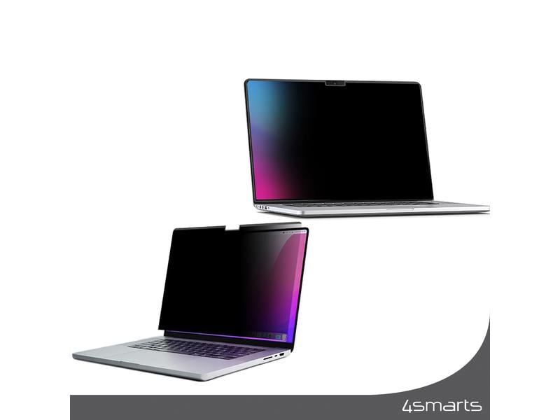4smarts Bildschirmfolie Privacy Filter Apple MacBook Air 15 Tablet-Schutzfolie für das Apple MacBook Air (M2, 2023) 15.3