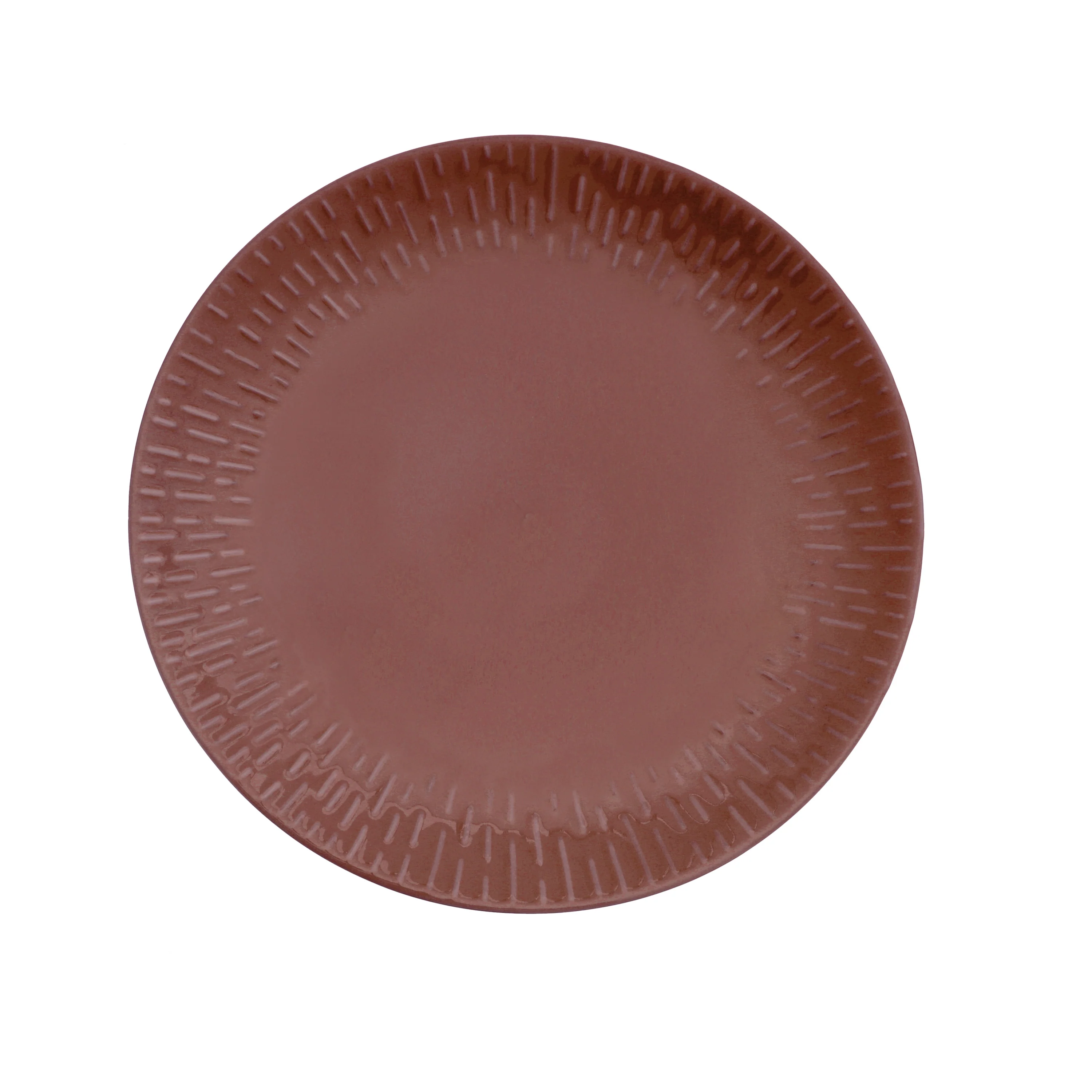 Aida  Confetti Bordeaux middagstallerken m/relief - Ø27,5 cm.