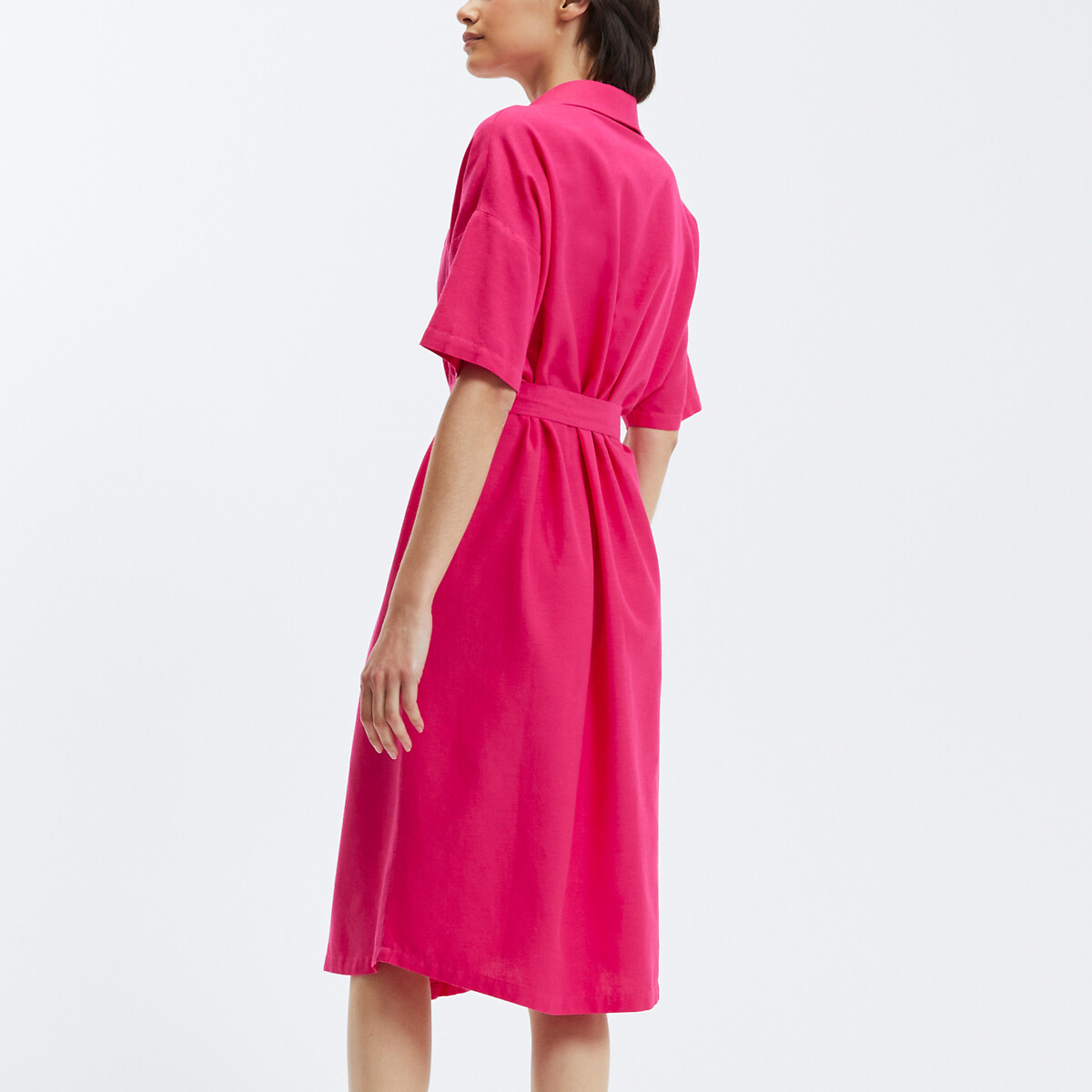 VERO MODA<br>Vestido camisa, gravata