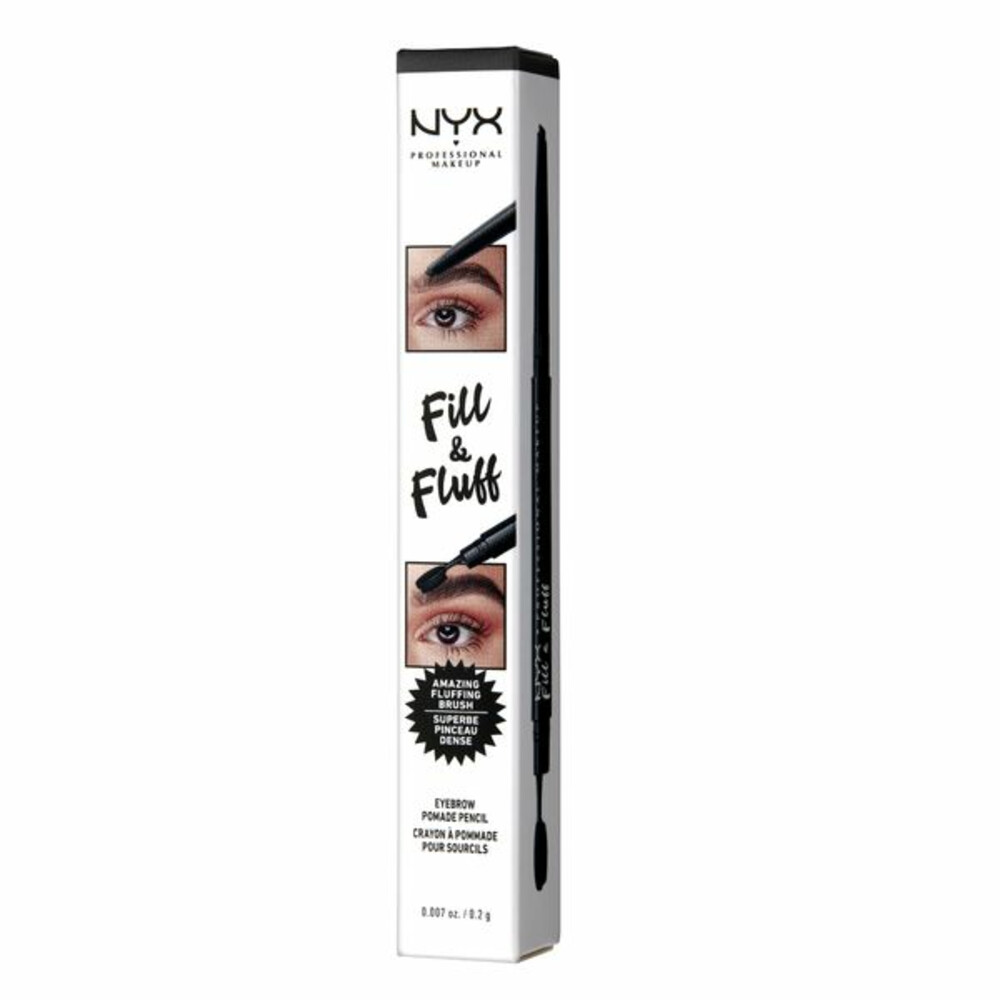NYX Fill & Fluff Wenkbrauw Pomade Potlood Black0.2 gr