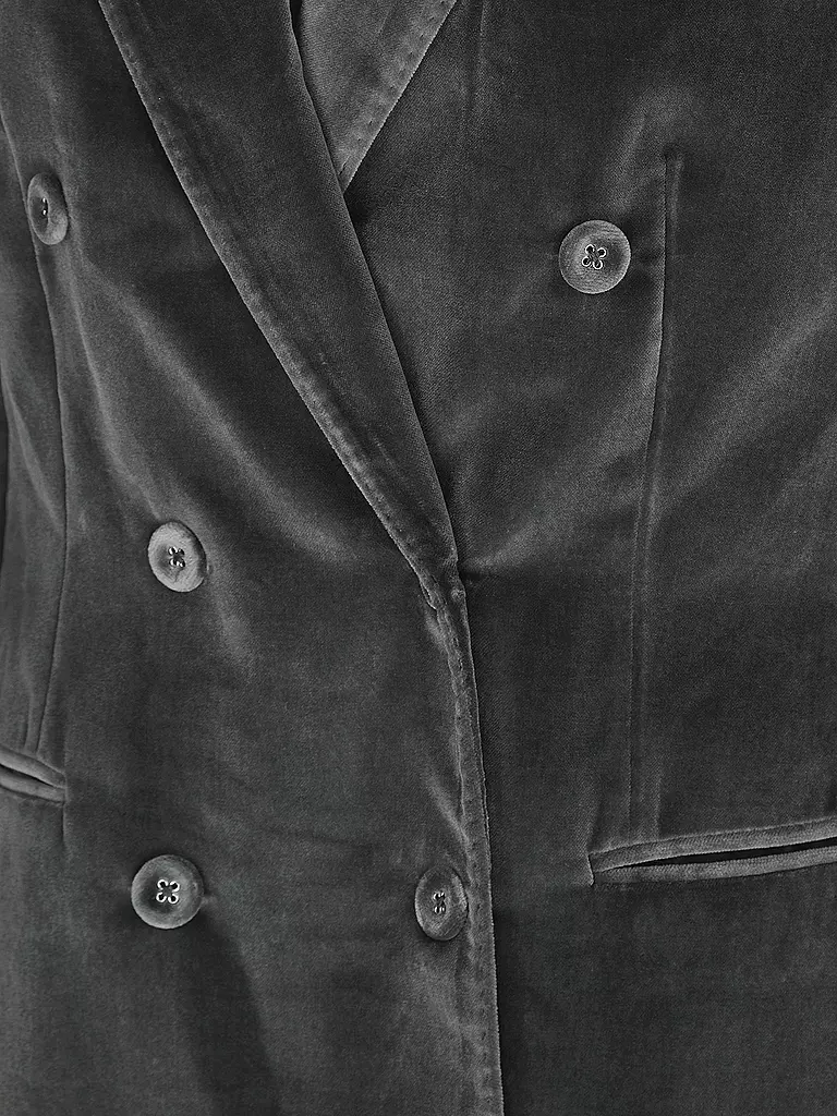 OFFICINE GENERALE Samtblazer MANON grau