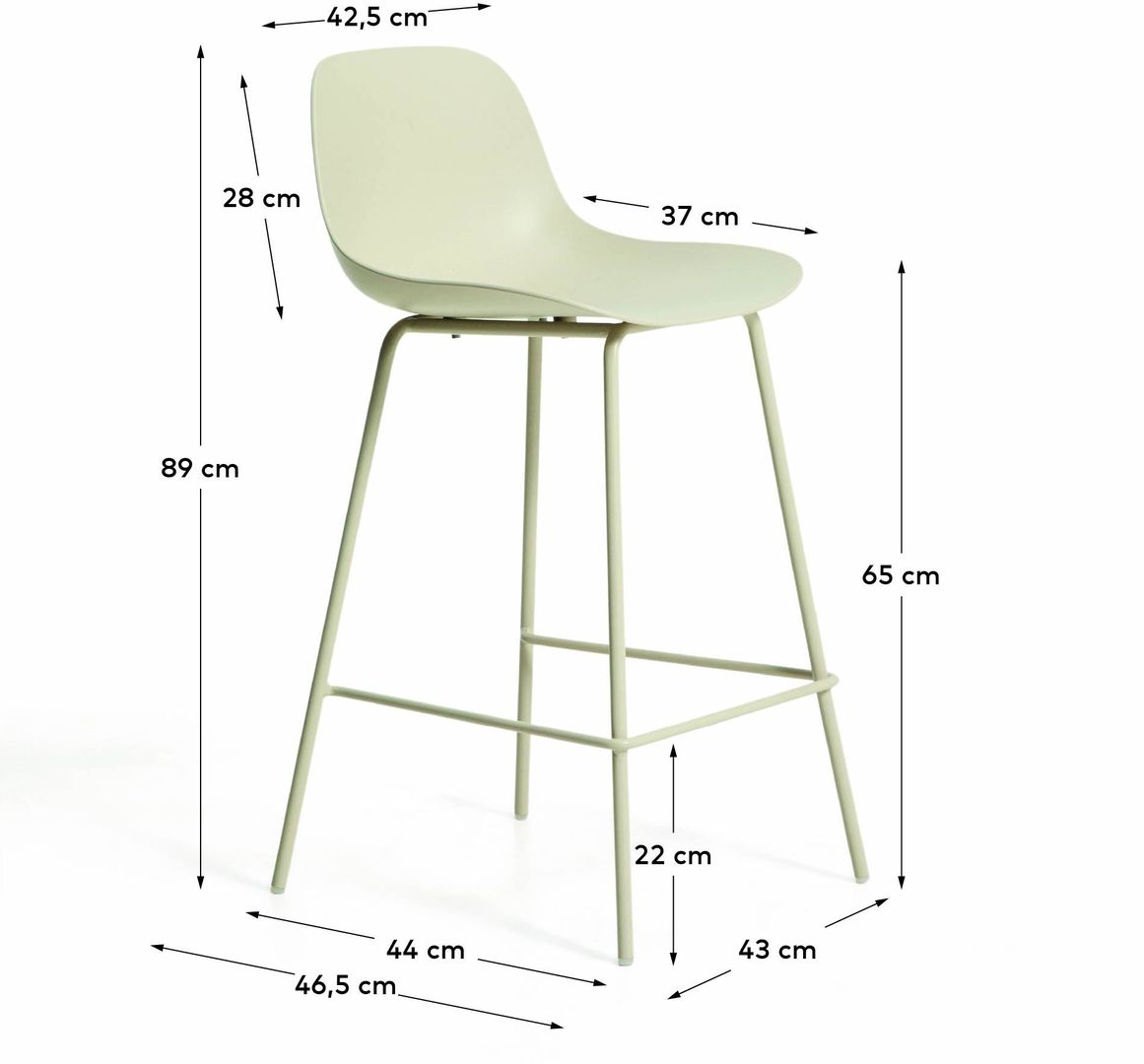 Kave Home   Altea Tuin Barkruk