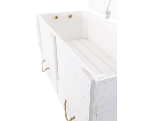Vintage XXL ladekast, wit, 85x43x42 cm