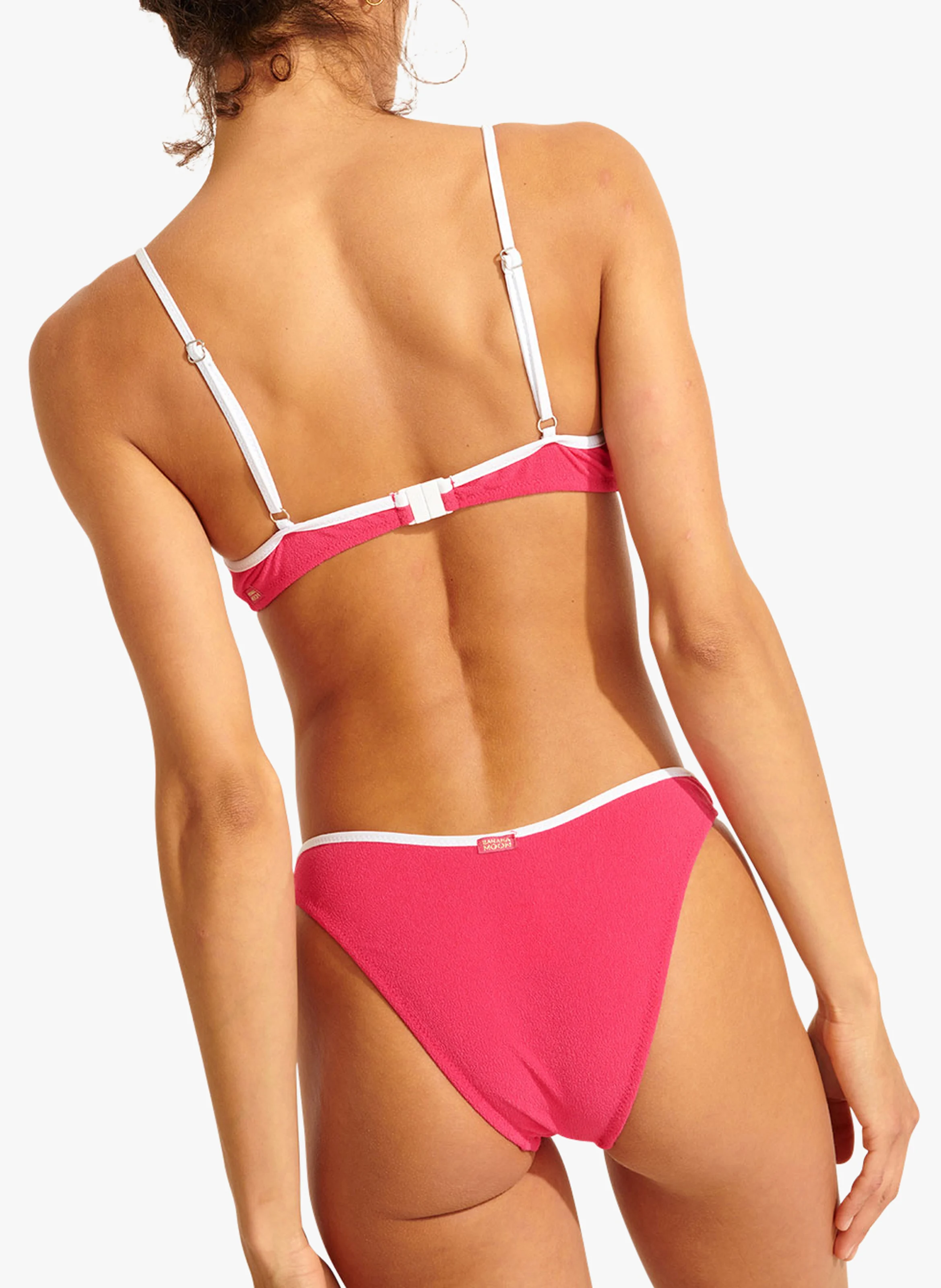 LASKO - Haut de maillot de bain bralette triangle | Rose