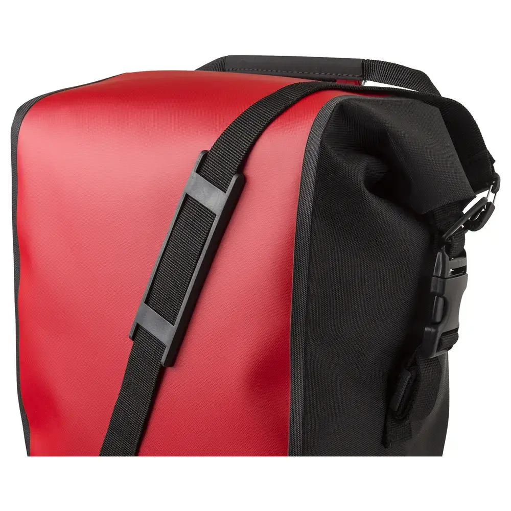 AGU Clean Single Shelter Click'nGo Large 21L Achtertas Rood