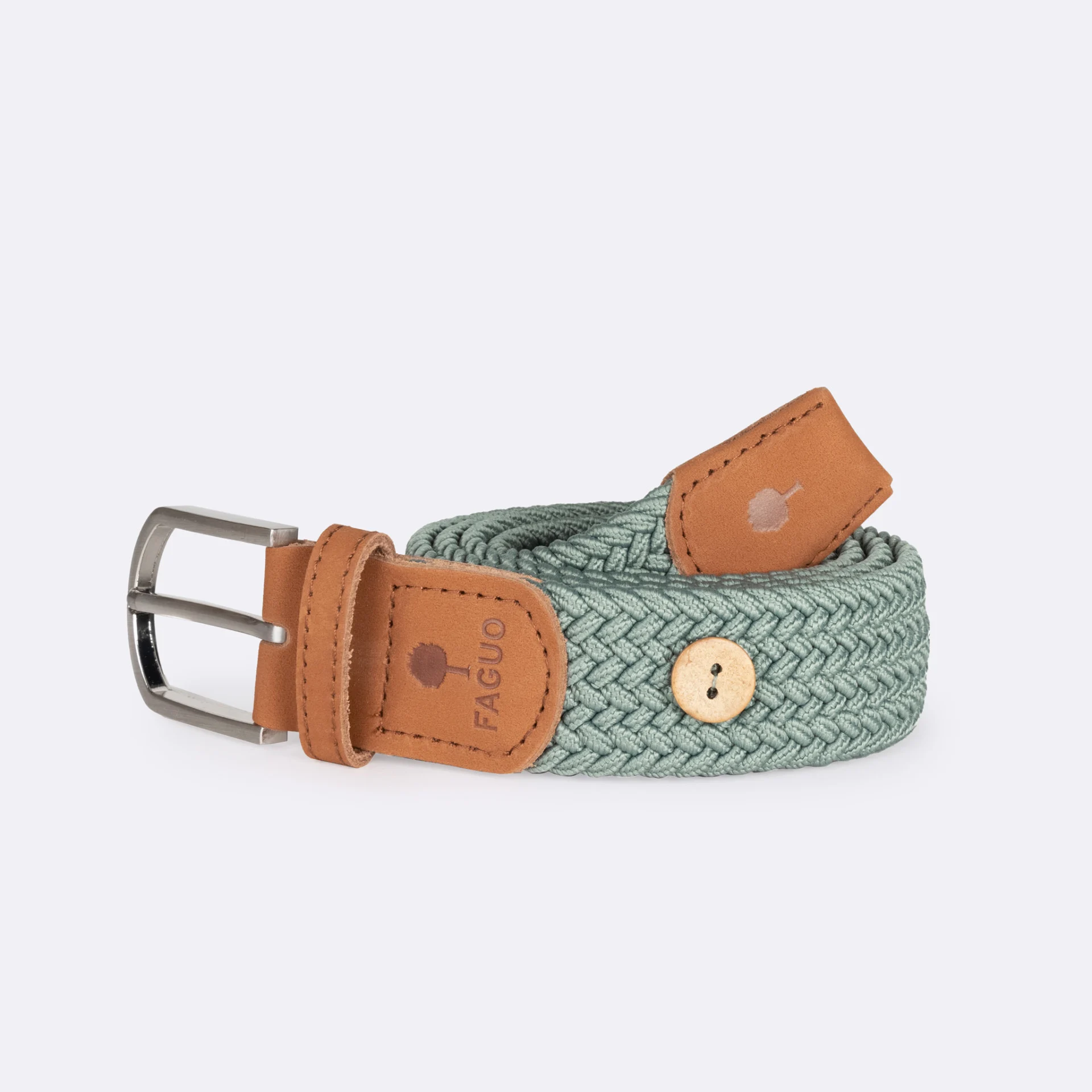 Ceinture vert clair lichen foncé - modèle Belt