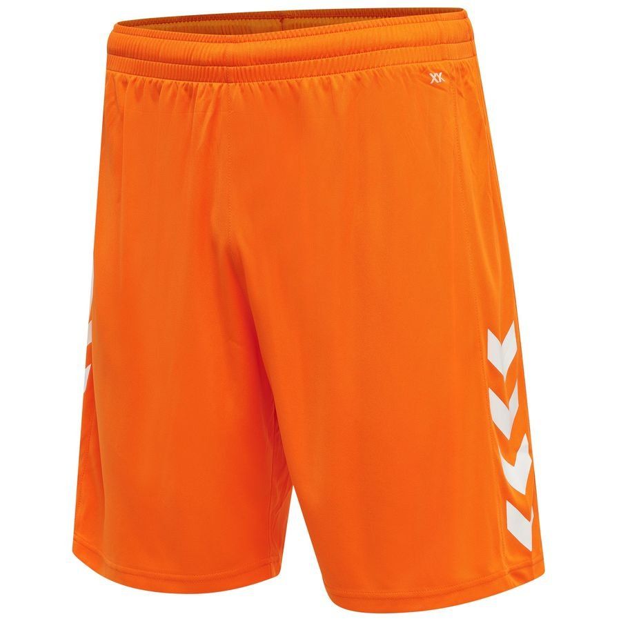 Hummel Short de Foot Core - Orange/Blanc
