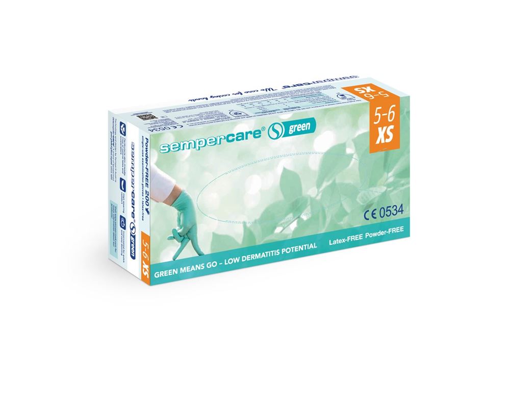 SEMPERCARE green XS unsteril 200 Stk