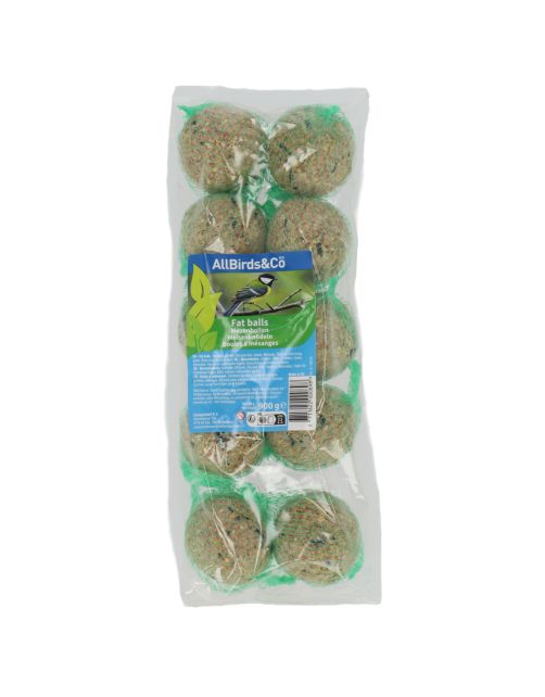 Allbirds&Co Mezenbollen - Tuinvogelvoer - 90 g 10 stuks