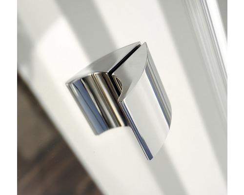 Ronde douche Breuer Espira R550 80x80 cm helder glas profiel kleur chroom