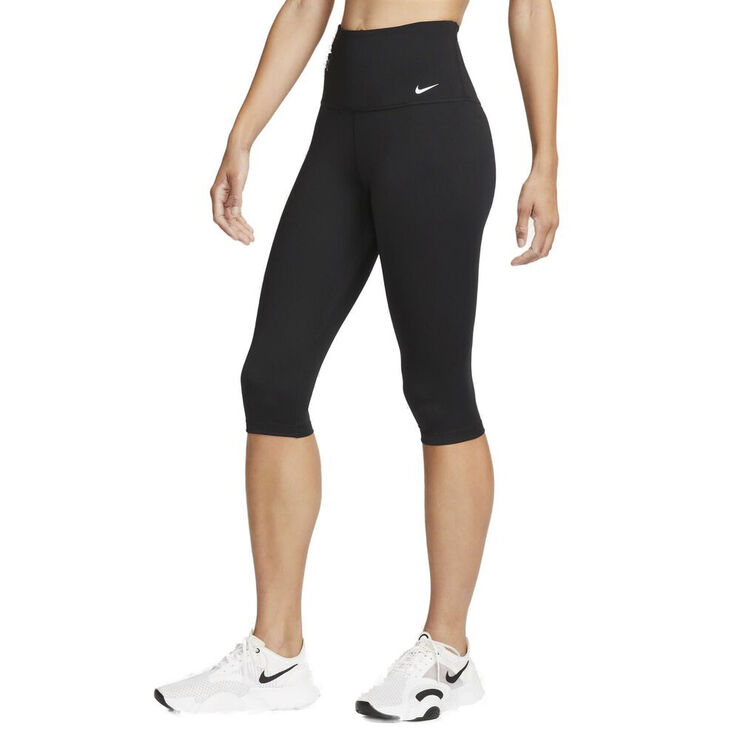 Nike Dri-FIT One High-Waist Capri tights Sort