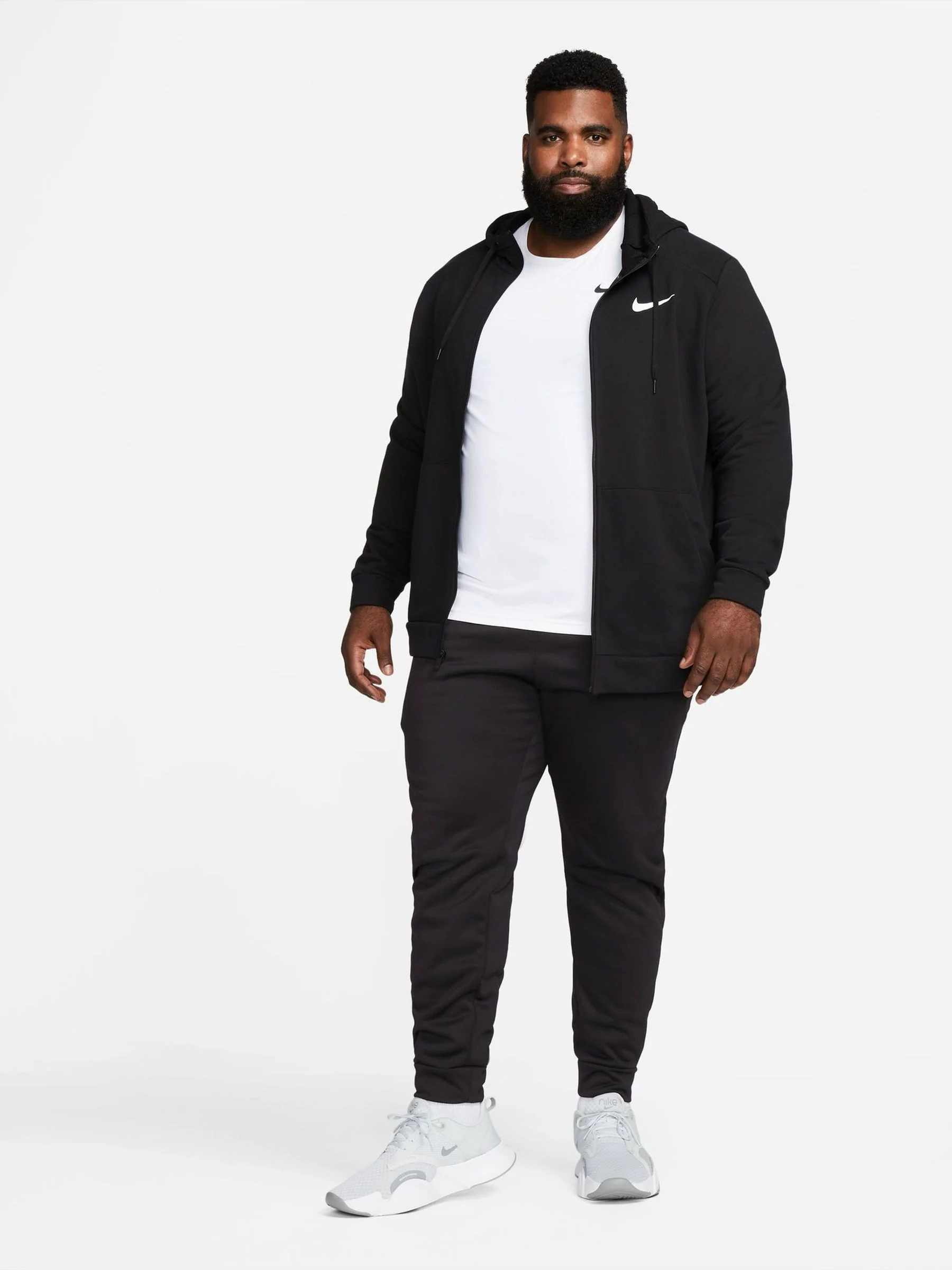 Zwart - Nike Therma-FIT trainingsjoggingbroek