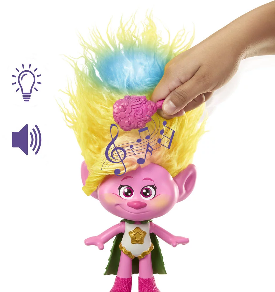 LES TROLLS - POUPEE VIVA MELODIES LUMIERES