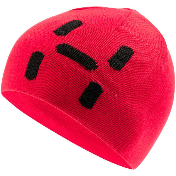 Bonnet ski HAGLÖFS REVERSIBLE LOGO BEANIE SCARLET RED/TRUE BLACK