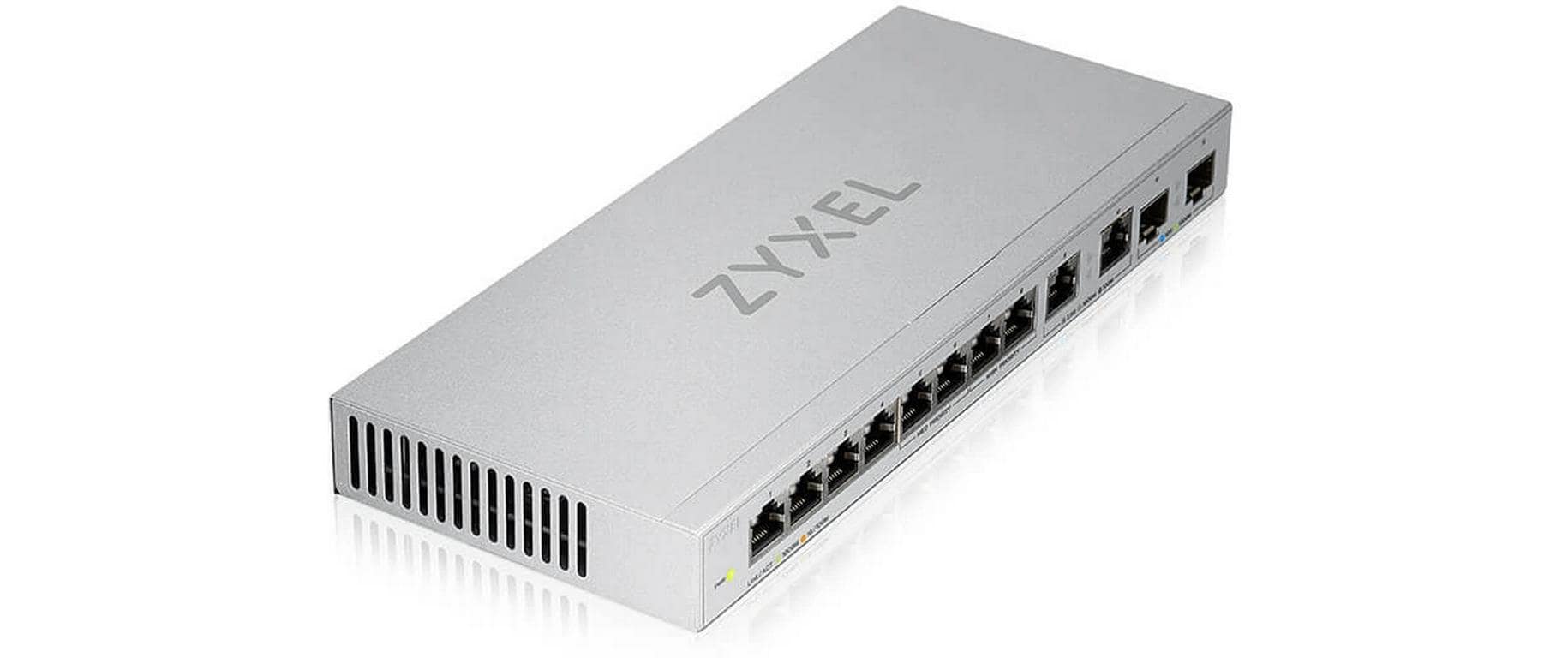 Switch XGS1010-12 v2 12 Port<br>Unmanaged 8-Port GbE und 2-Port 2.5G Switch mit 2 10G Uplink