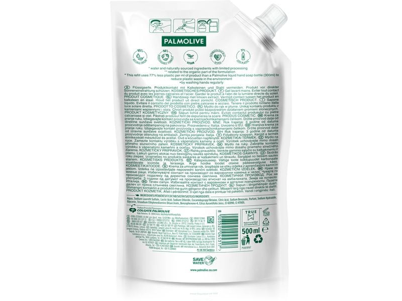 Palmolive Flüssigseife Hygiene-Plus Kitchen 500 ml Nachfüll Flüssige Pflegeseife zur sanften Reinigung der Hände, antibakteriell und gegen Gerüche