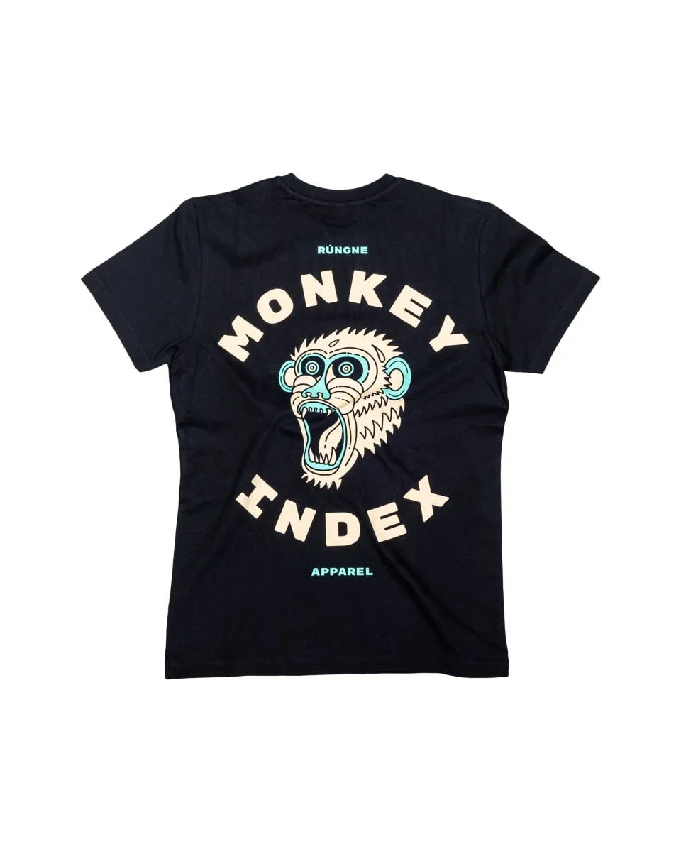 Rúngne Monkey Index Tee Regular Fit Black