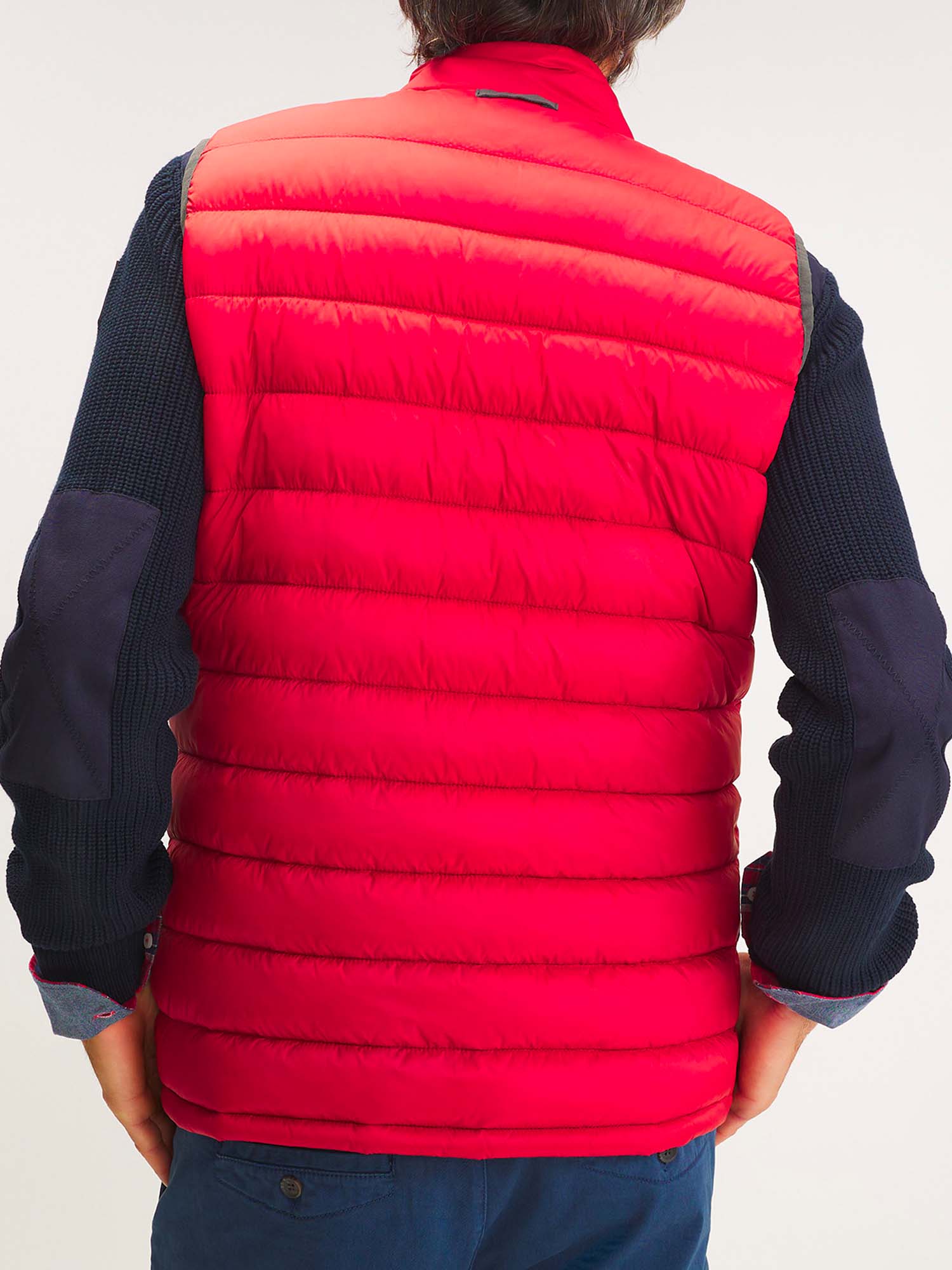 Doudoune Homme Sans Manches Rouge