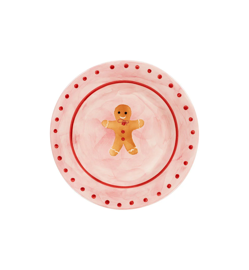 Anna + Nina  Sweet Gingerbread frokosttallerken - Multicolor