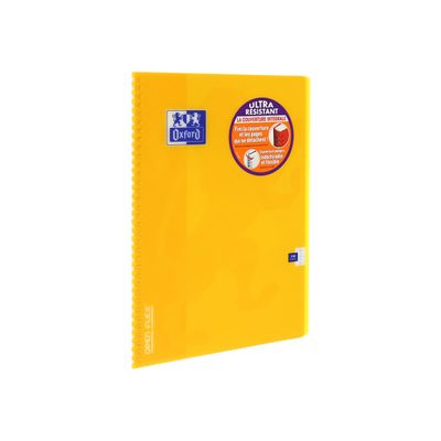 Oxford Openflex - Cahier polypro à spirale A4 (21x29,7 cm) - 100 pages - grands carreaux (Seyes) - disponible dans différentes couleurs