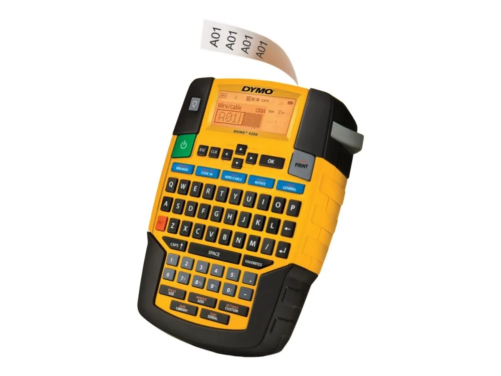 Labelmaskine DYMO Rhino 4200 Proffesionel - inkl. kit med tilbehør