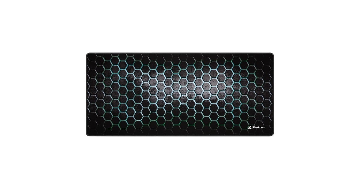 SharkoonSKILLER SGP30 XXL Mesh gaming muismat  (Donkergrijs/turquoise)