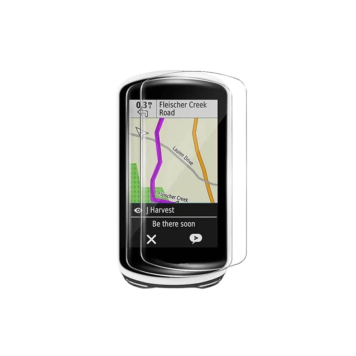 2-Pak Herdet glass skjermbeskytter Garmin Edge 1030