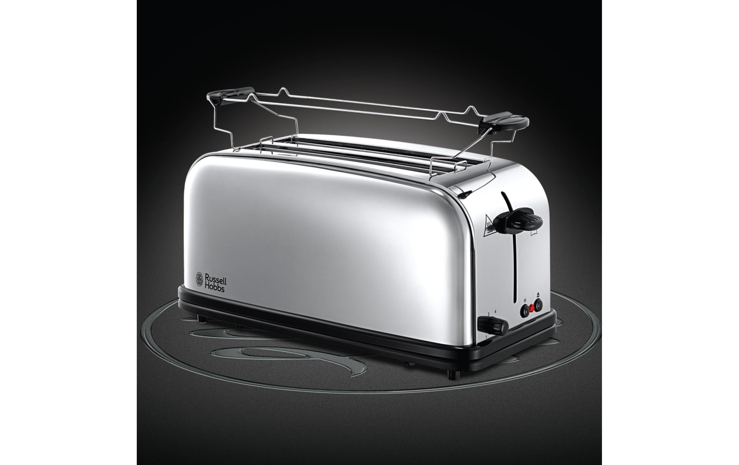 Toaster Victory 23520-56 SchwarzLangschlitz Toaster, Schwarz