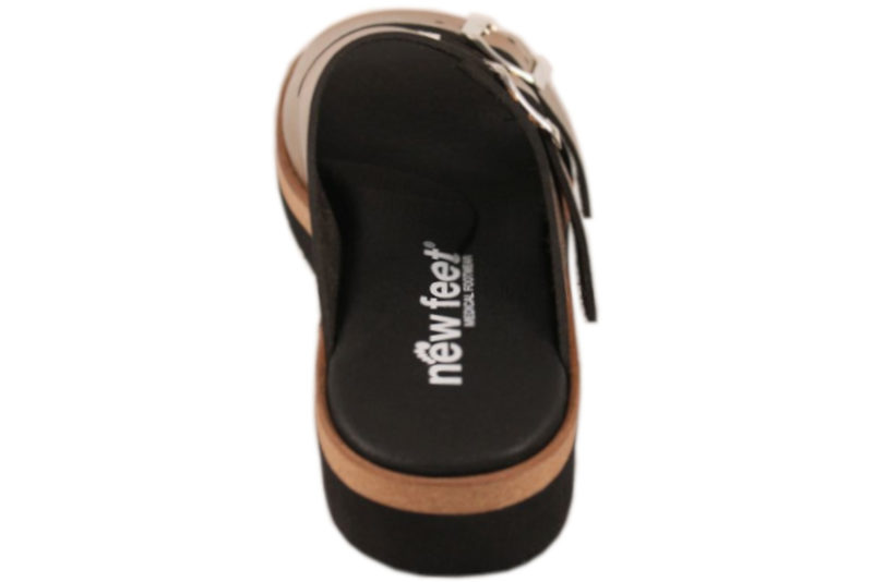 NEW FEET BRONZE PU SLIPPERS