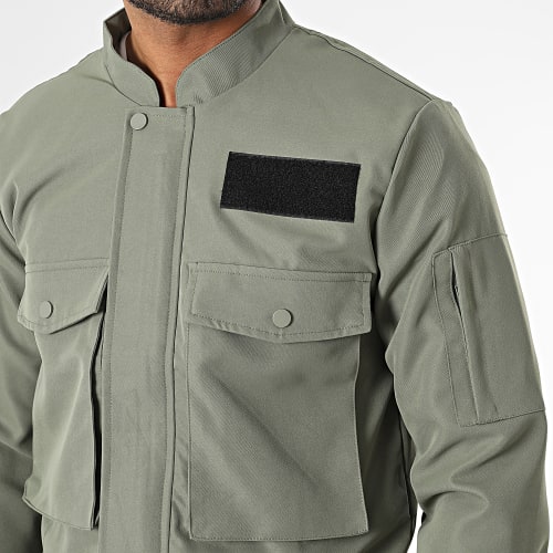 Veste Zippée Vert Kaki