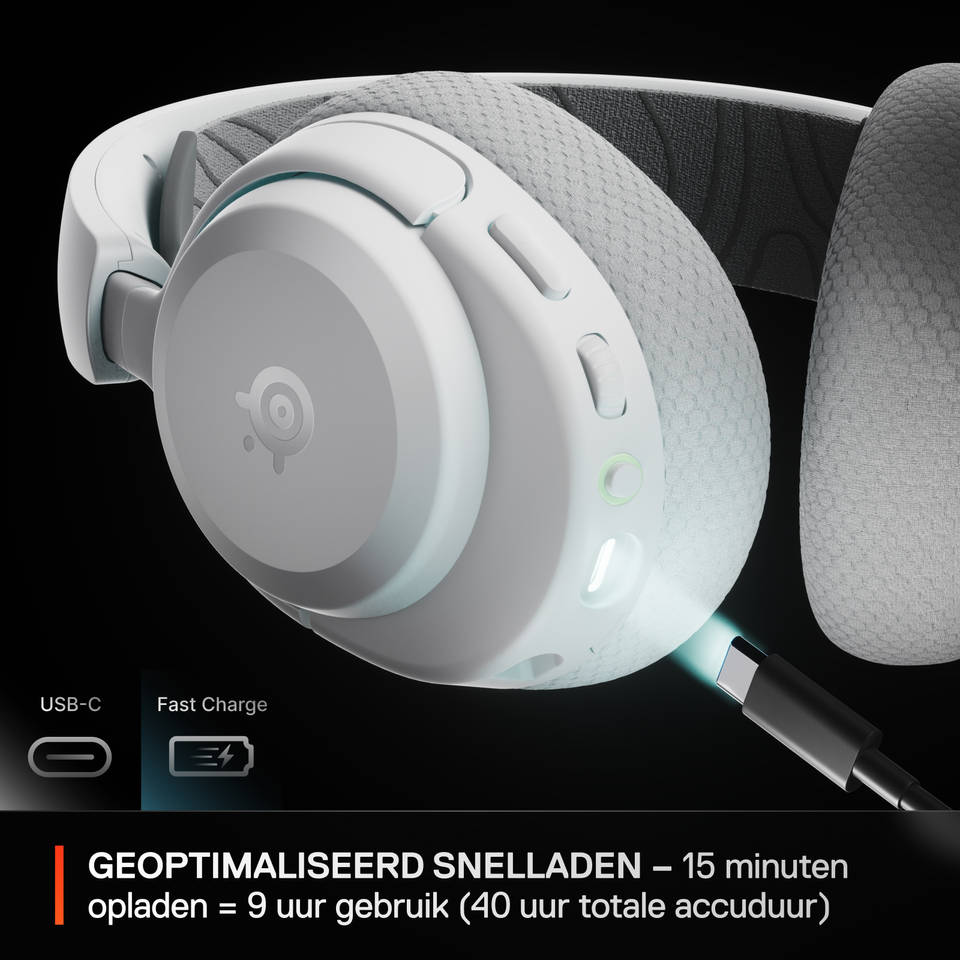 SteelSeries Arctis Nova 3P draadloze headset - wit