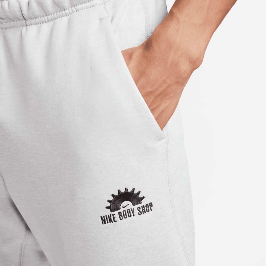 Nike Bas de Survêtement Therma-FIT Fleece - Gris/Blanc/Noir