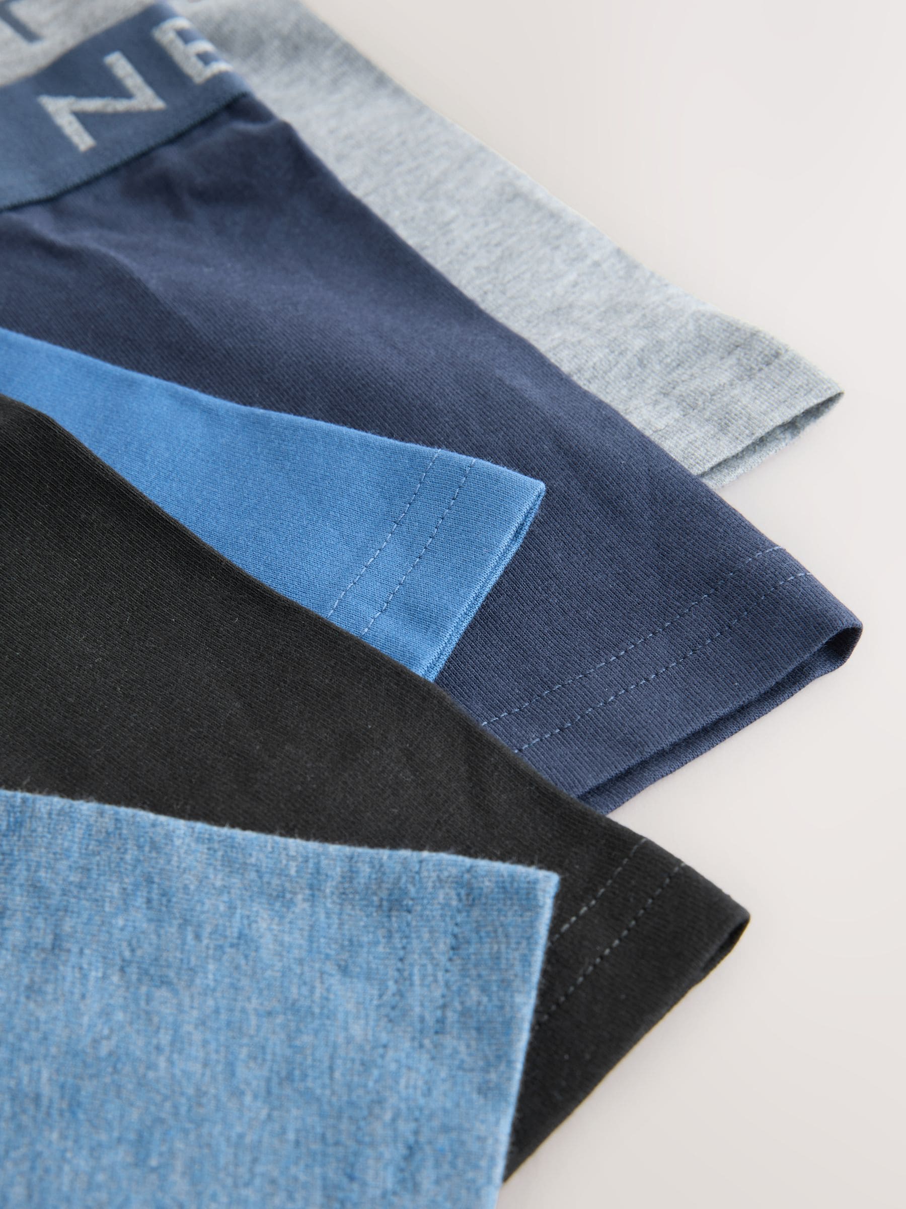 Blauw/grijs - Verpakking van 5 trunks (1,5-16jr)