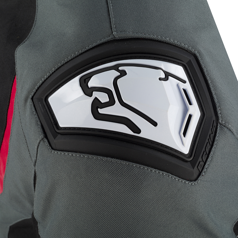 Bering - Blouson Gang Gris / Noir / Rouge