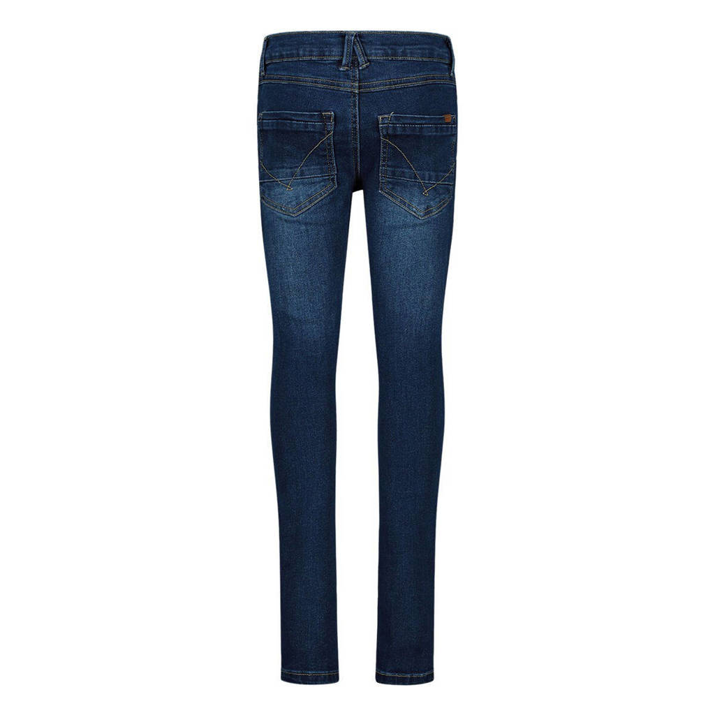 NAME IT skinny jeans NKMPETE met visgraat blauw