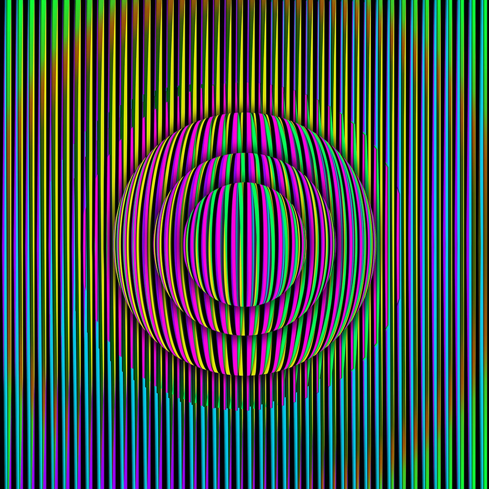 Gravitational Chromatic Eclipse by Pedro Blas - Limited Edition. Edition of: 150. Signed.