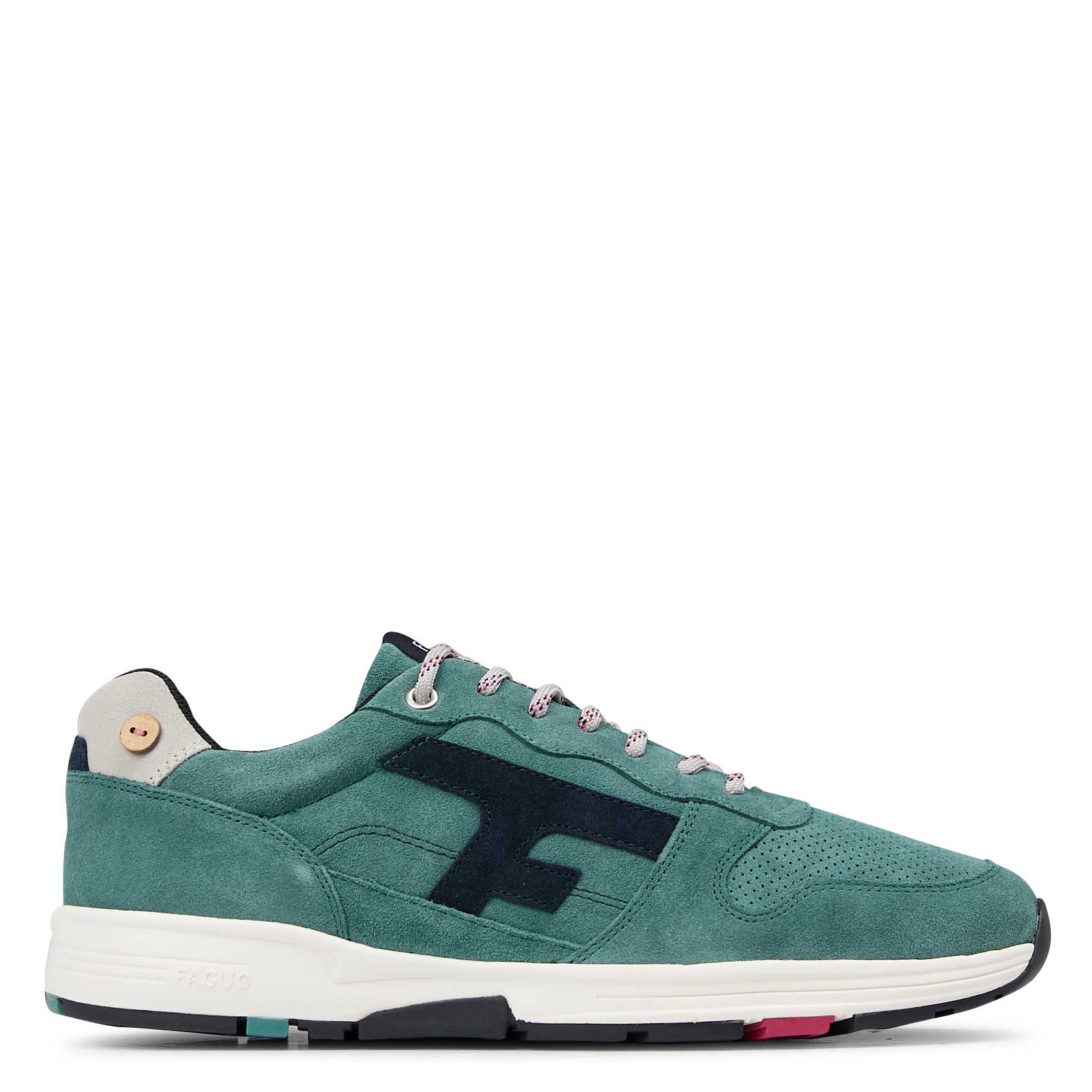 OLIVE - Baskets basses en cuir| Bleu