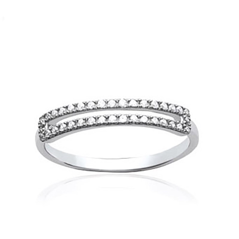 Bague Femme - Argent 925 - Oxyde de zirconium