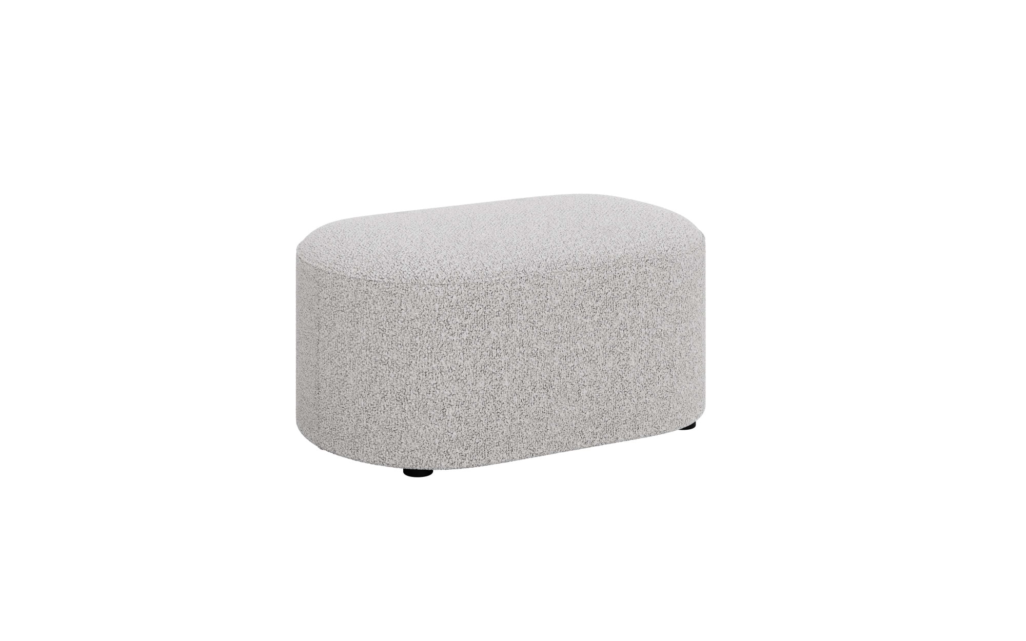 GOODproduct Polsterhocker »Polsterhocker Tvinne, mit Wellenunterfederung« passend zum Ecksofa, auch in Bouclé, B/T/H: 90/50/44 cm
