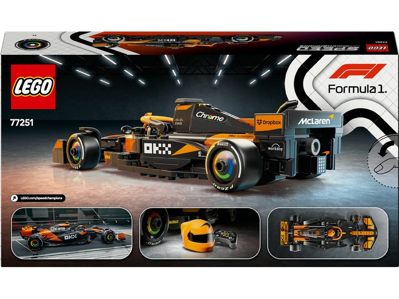 LEGO® Speed Champions McLaren F1 Team MCL38 Rennauto 77251 Lego-Rennwagen