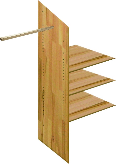 Home affaire Inneneinteilung »Modesty« aus massivem Kernbuchenholz, für die unterschiedlichen Schrankbreiten
