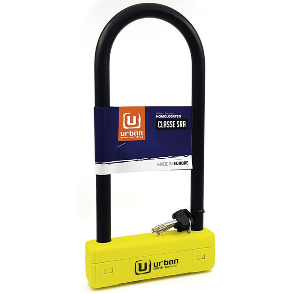 Urban - Antivol U Ø18 - 120 x 310 mm UR120310 - SRA Jaune / Noir