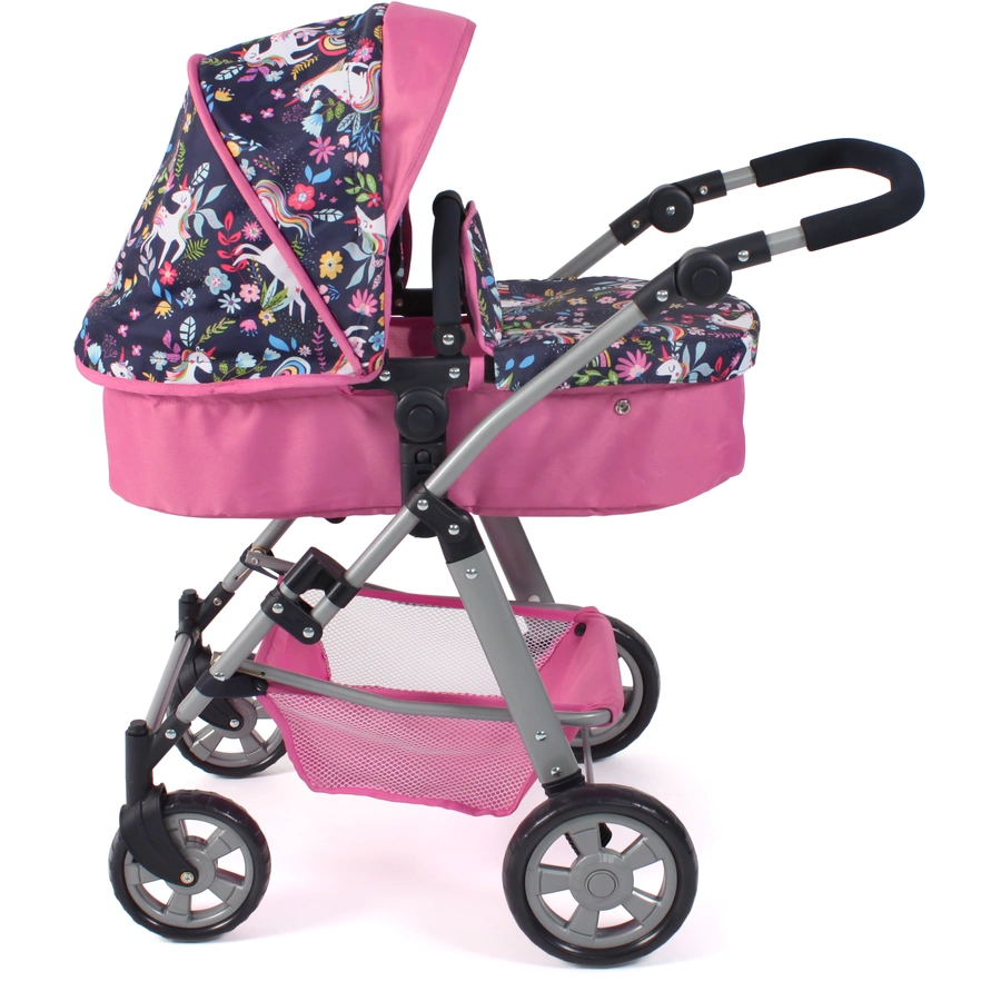 BAYER CHIC 2000 Kombi-Puppenwagen NELE Einhorn