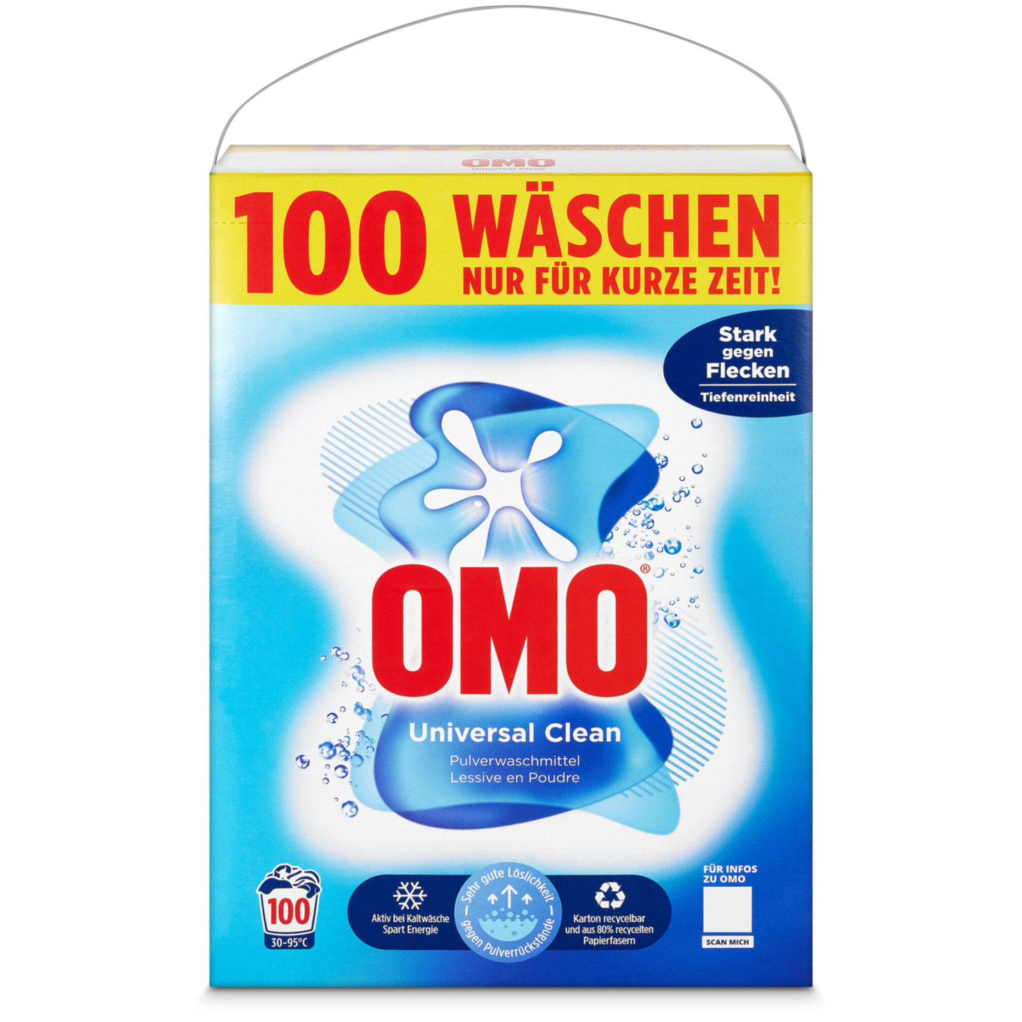 Omo Pulver Universal 100 Waschgänge