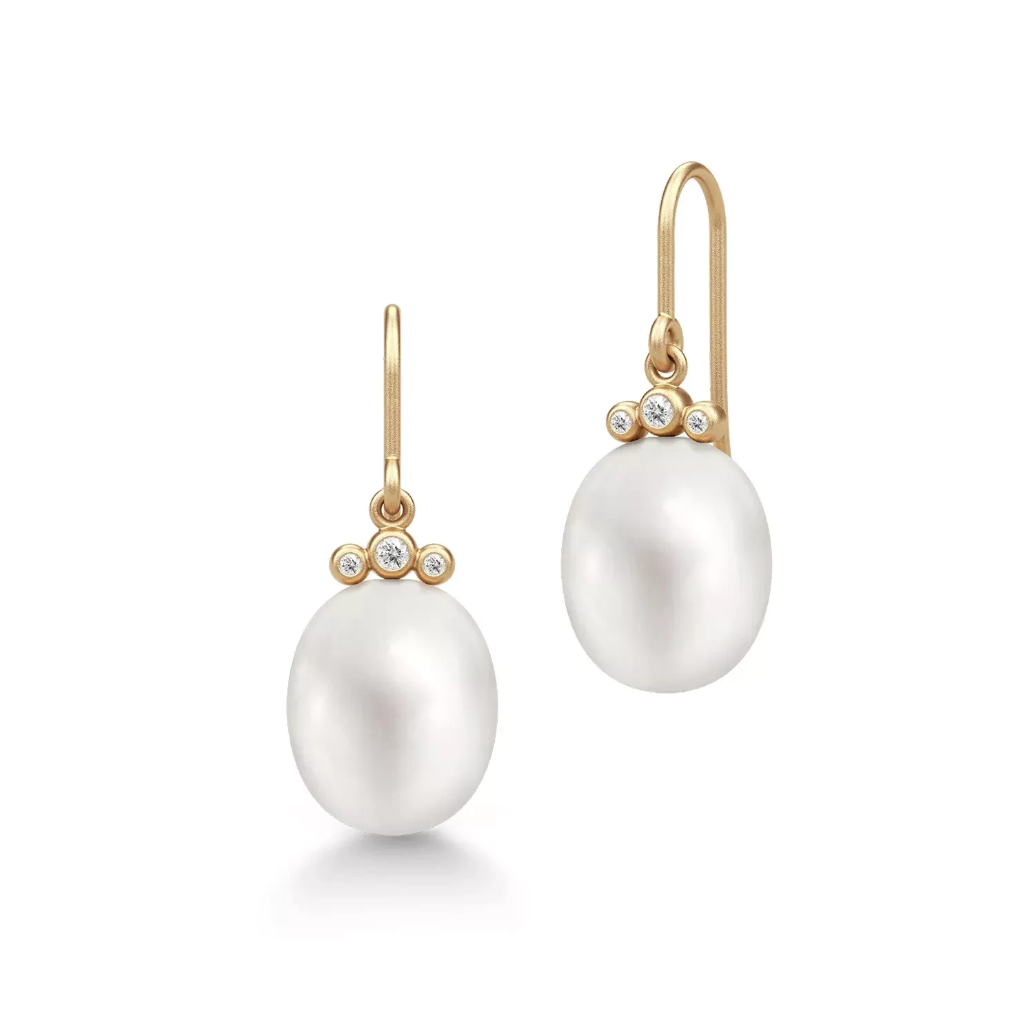 Julie Sandlau Lovina Øreringe 14 kt. Guld 0,05 ct. YG14-HKS751