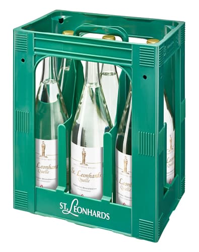 St. Leonhardsquelle Mineralwasser Still Kiste 6x1,0 l Glas (MEHRWEG)