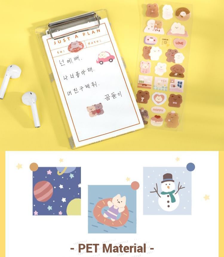 Kumi Fanchant - Berenprint PET-stickers