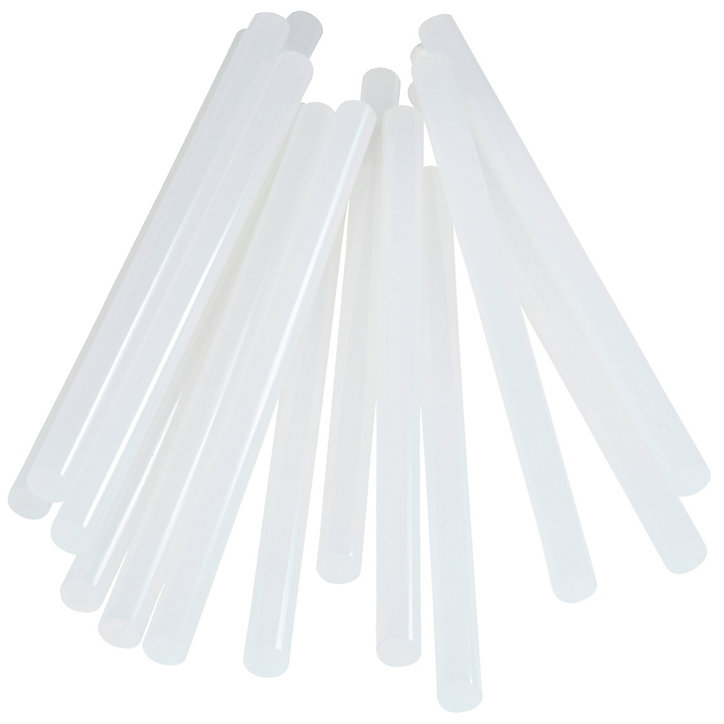 Bâtons de colle universelle transparenteØ12mm x 190mm, lot de 48