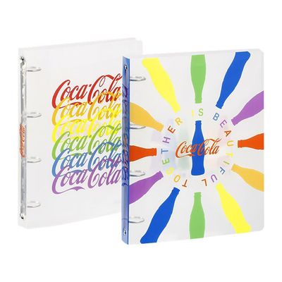 Viquel Coca-Cola - Classeur souple à anneaux - pour 250 feuilles - 2 modèles multicolores au choix
